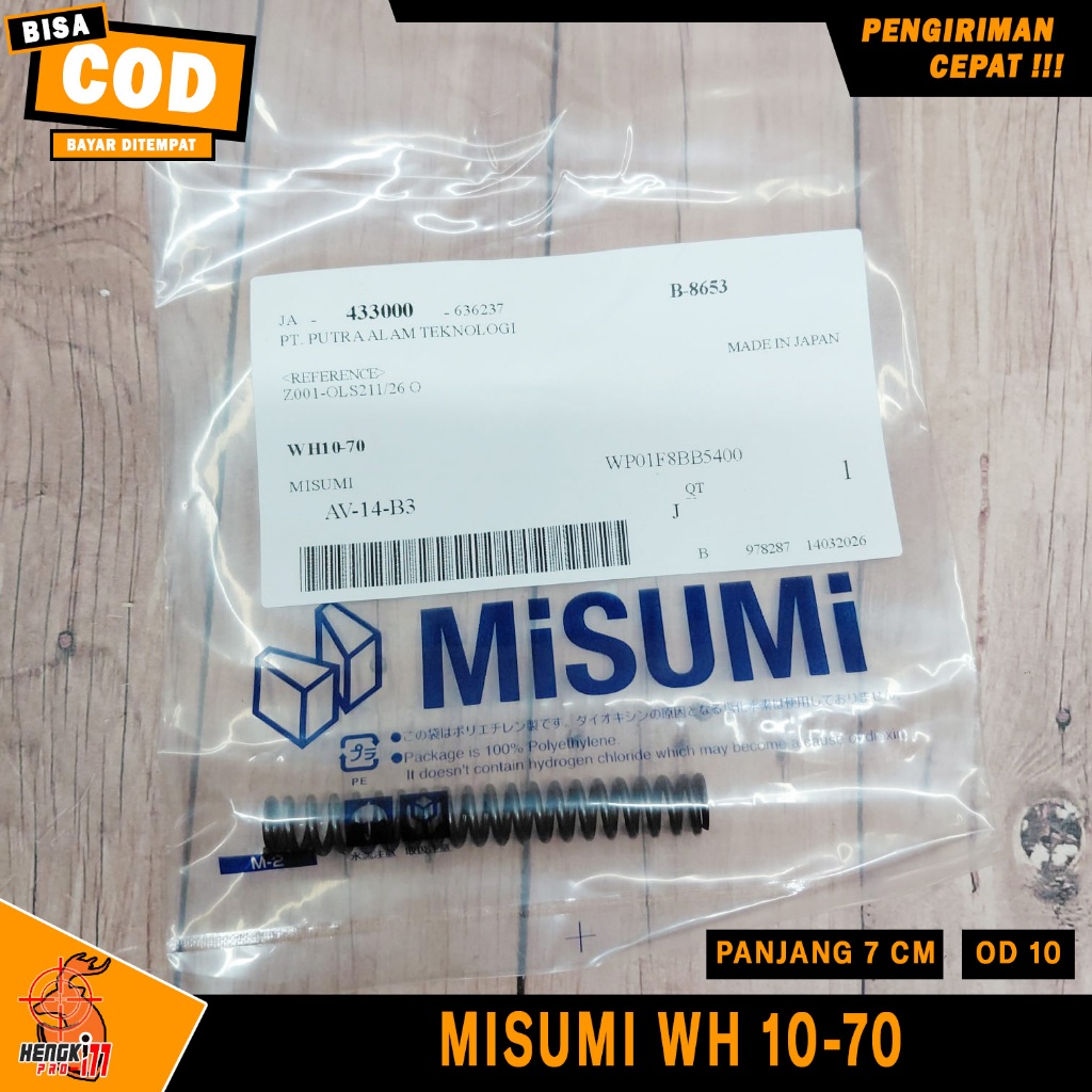 Per Misumi Mizumi Jepang Misumi Bulat WH 10-70 OD 10 Panjang 7 cm Keras