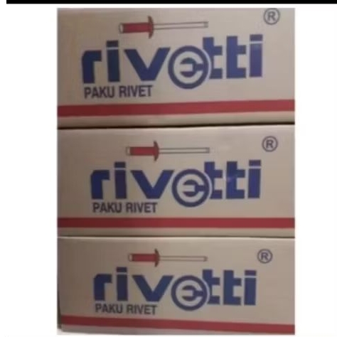1 Karton PAKU RIVET Merk RIVETTI 440 Isi 20 dus Ukuran 3,2mm x 11 mm