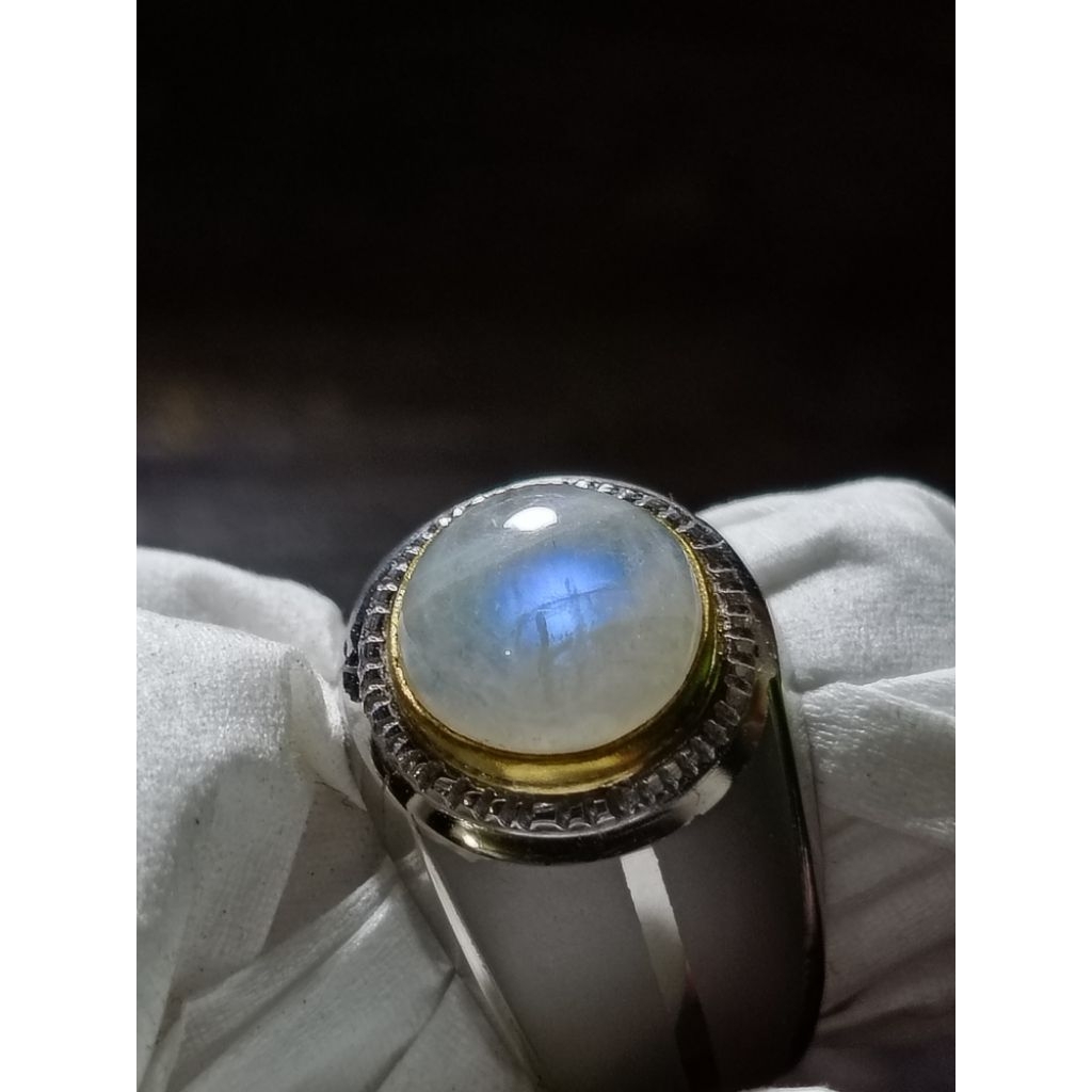 Natural Moonstone Biduri Bulan Super