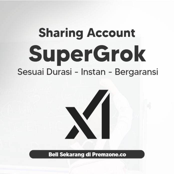 Grok Premium SuperGrok AI 1 Bulan Bergaransi