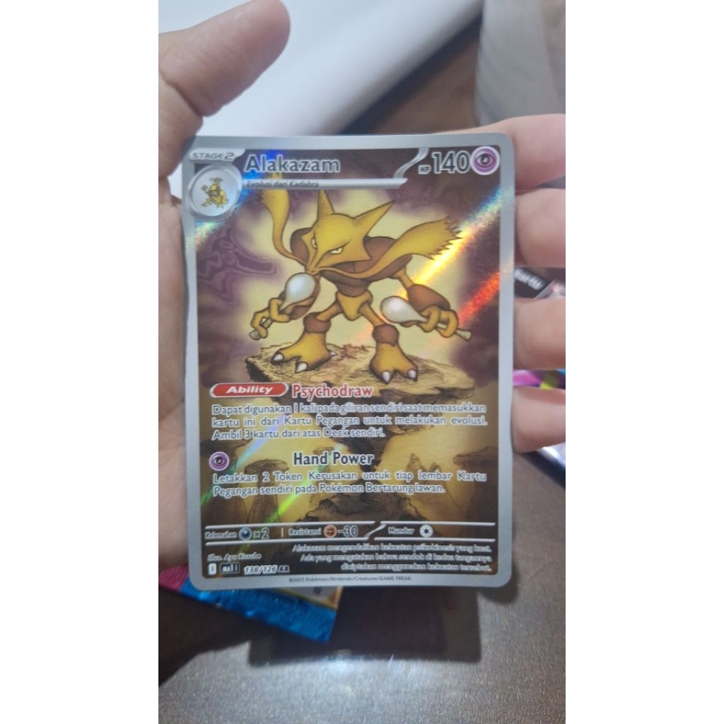 Alakazam AR  MA1 Pokemon TCG