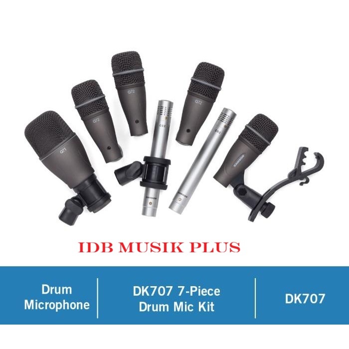 Mic Drum Set Samson DK707 DK 707 Microphone Drum 7 Kit Original