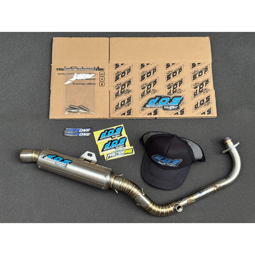Knalpot DOS MUFFLER ORIGINAL Vario 125-150 LED OLD / LED NEW