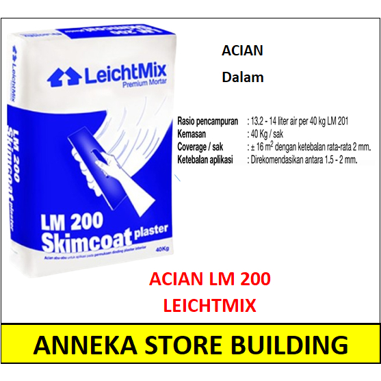 Semen Acian LM200 / Mortar Acian LM200 / Semen Broco / Mortar Acian LM201 / Semen Acian LM201