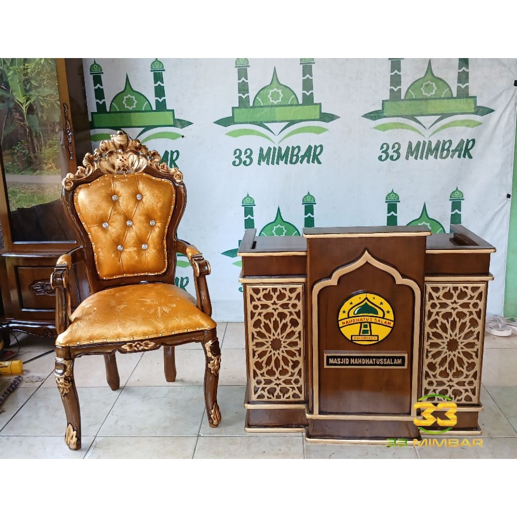 meja majelis tinggi 80cm - meja mimbar