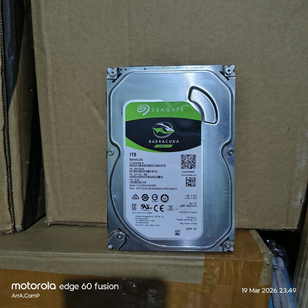 .:: Harddisk / HDD Internal 1TB Untuk PC / CCTV  ::.