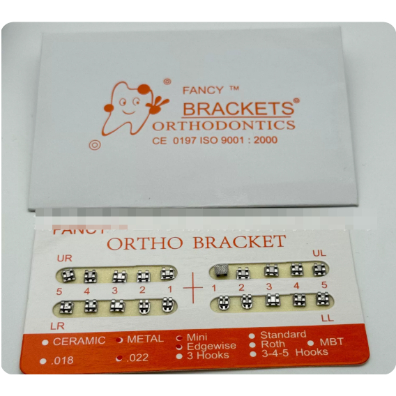 Kawat gigi logam ortodontik