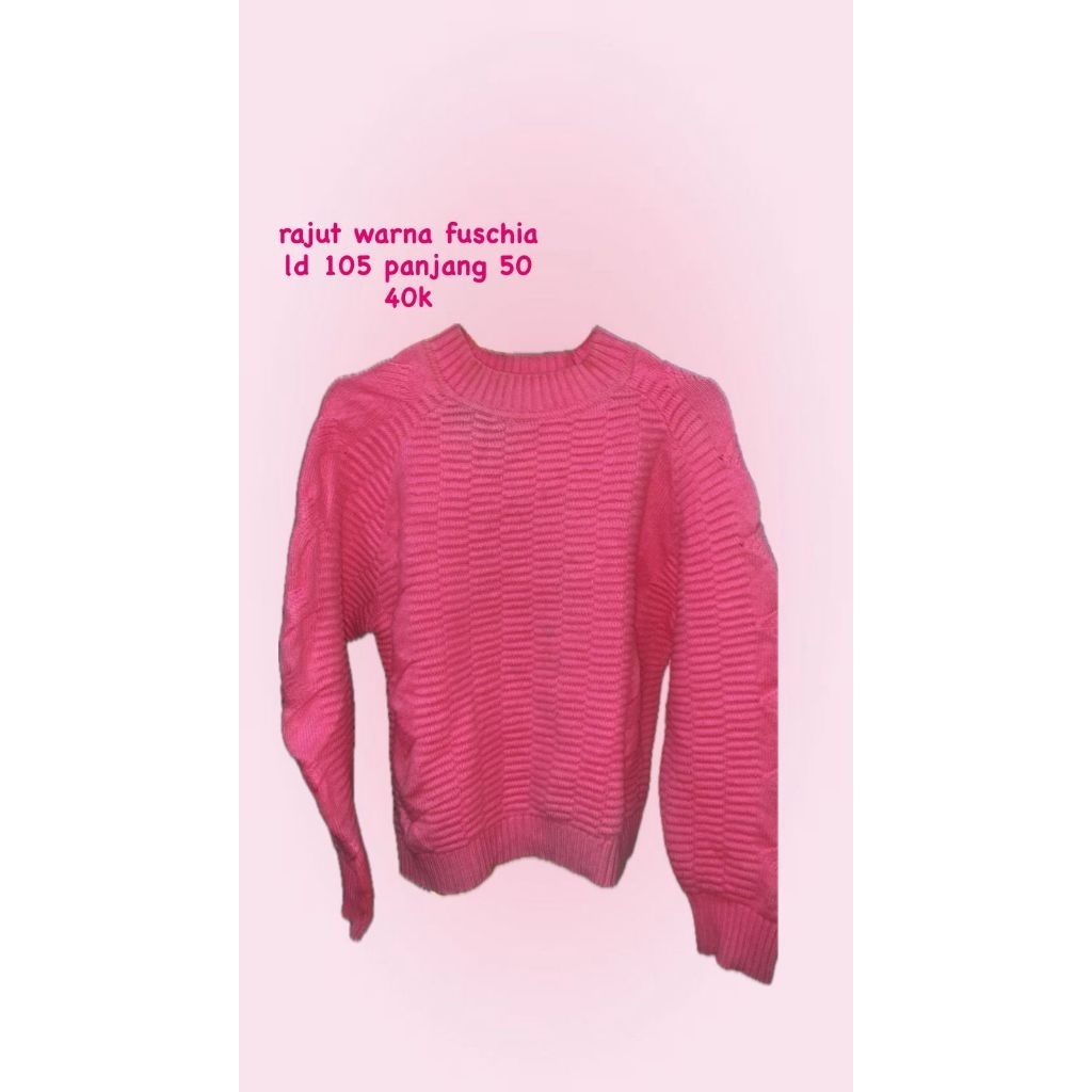 preloved cardigan pink