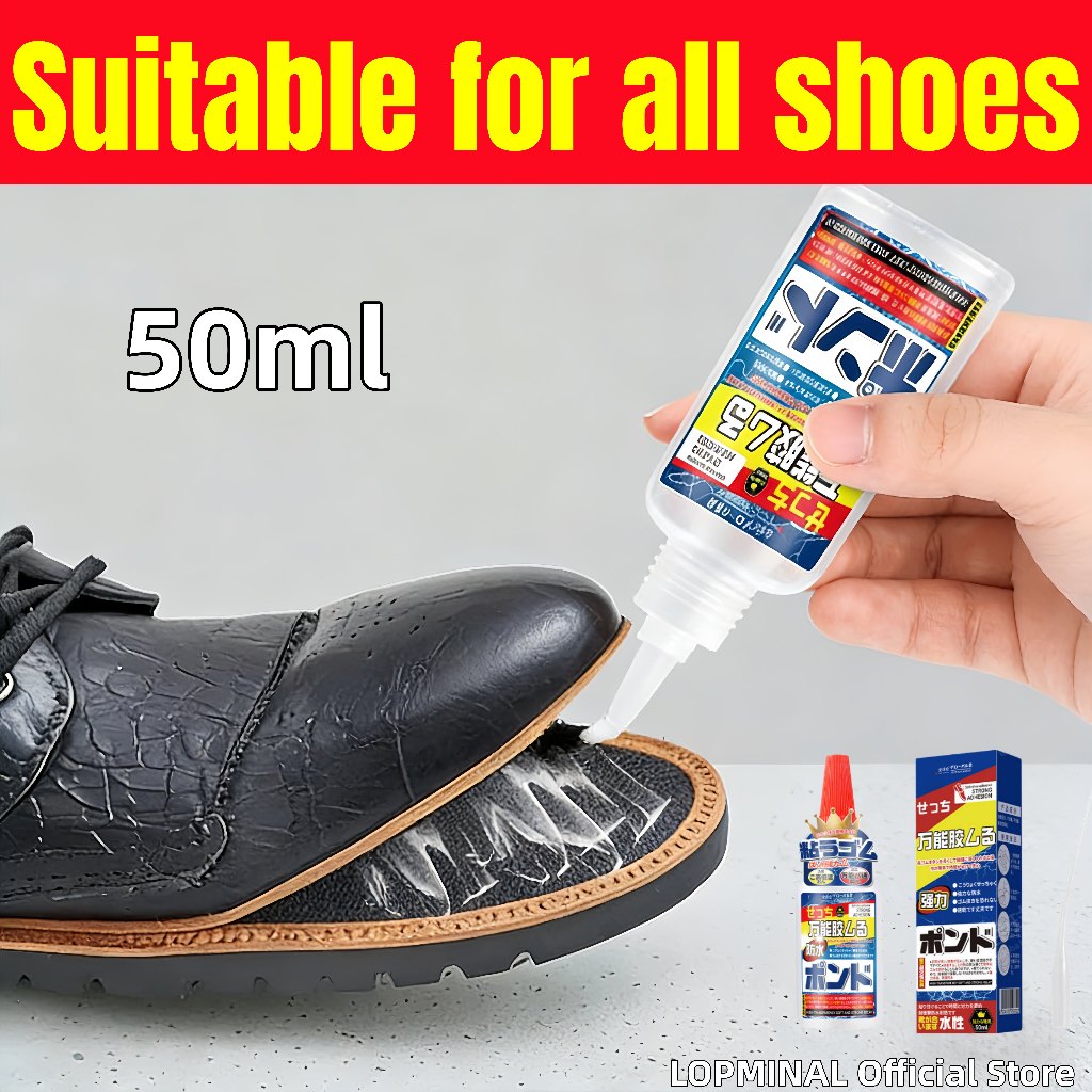 Lem sandal sol sepatu bola super kuat tahan air original jepang sendal running kulit canvas karet