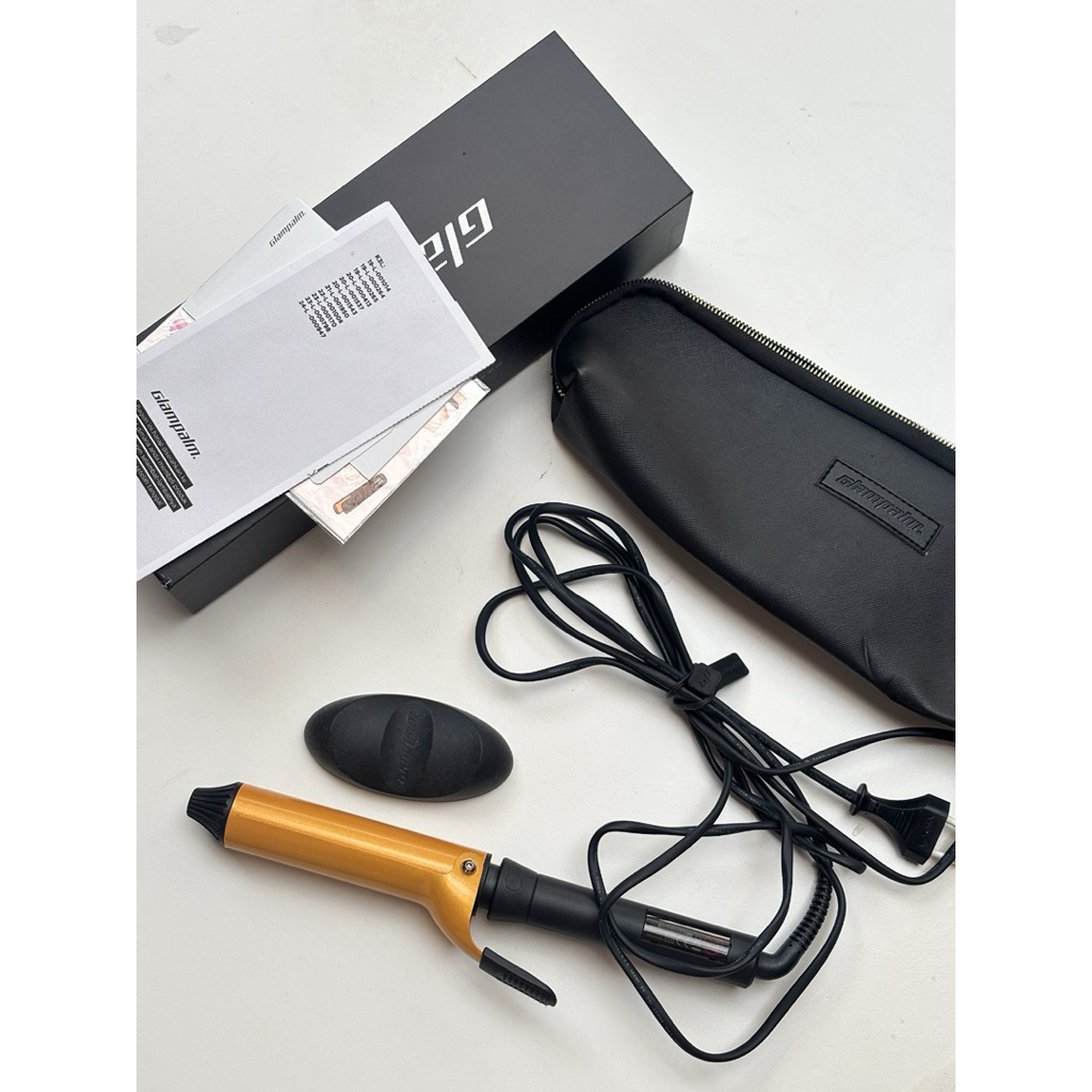 PRELOVED Glampalm Catokan Pengeriting Rambut / Curling Iron GP618 32mm
