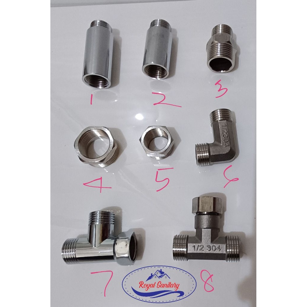 Varian Plot Sok Pipa Nepel stanless Nepel T Stainless fitting pipa Stainless