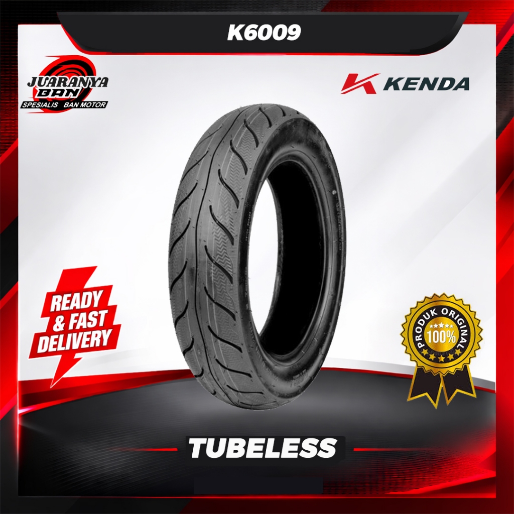Ban Motor Matic Kenda K6009 110/90 ring 12 Tubeless Untuk Motor Scoopy Genio Ring 12