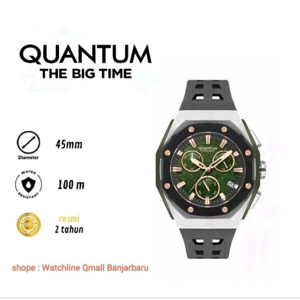 jam tangan pria brand quantum