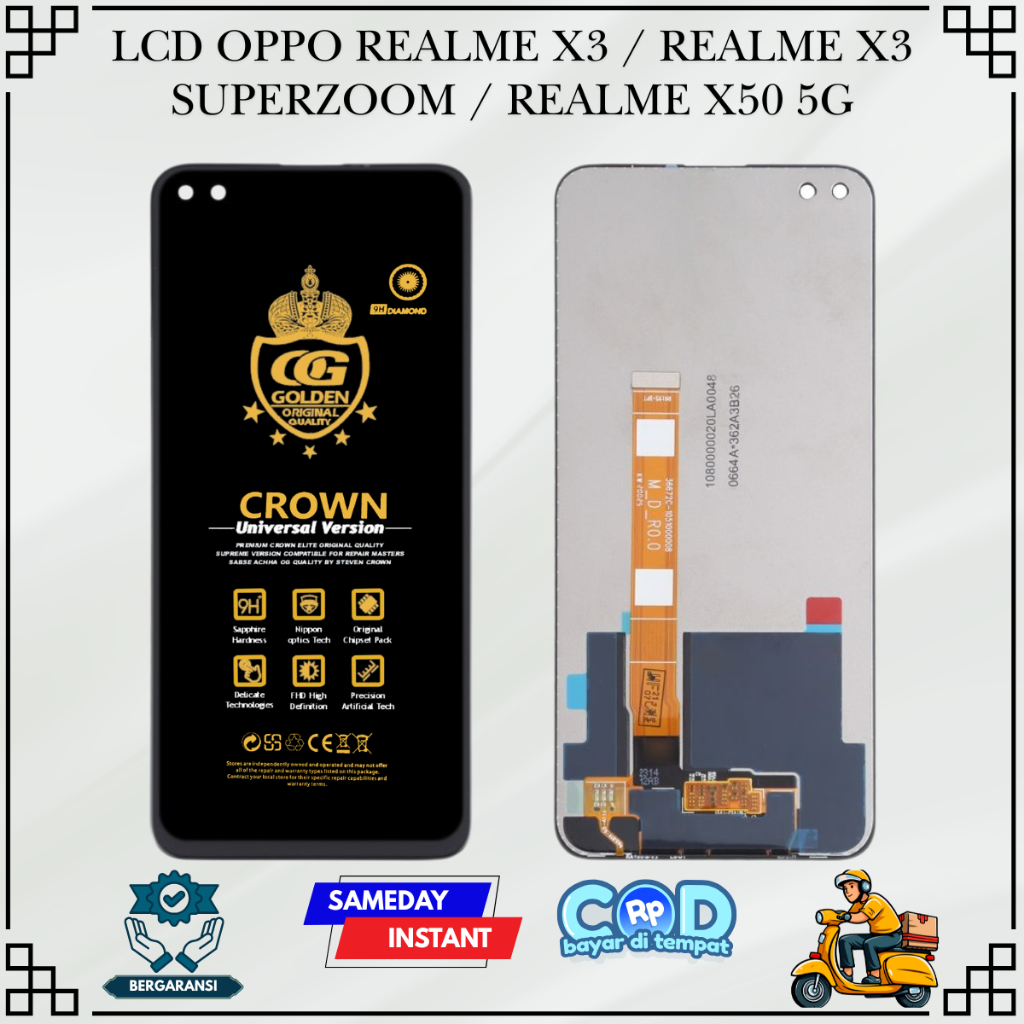 LCD OPPO REALME X3 / REALME X3 SUPERZOOM / REALME X50 5G TOUCHSCREEN FULLSET COMPLETE ORIGINAL
