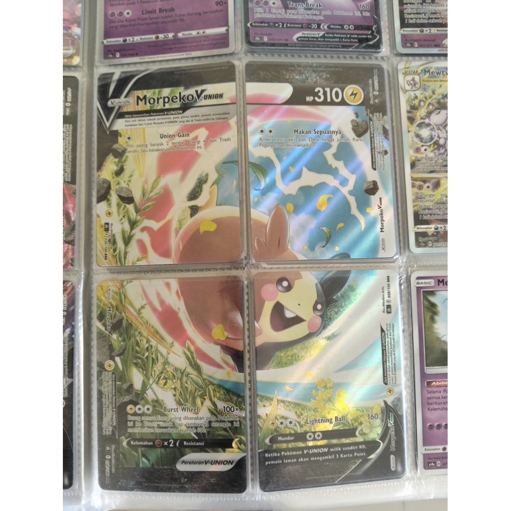 TCG pokemon morpeko v union