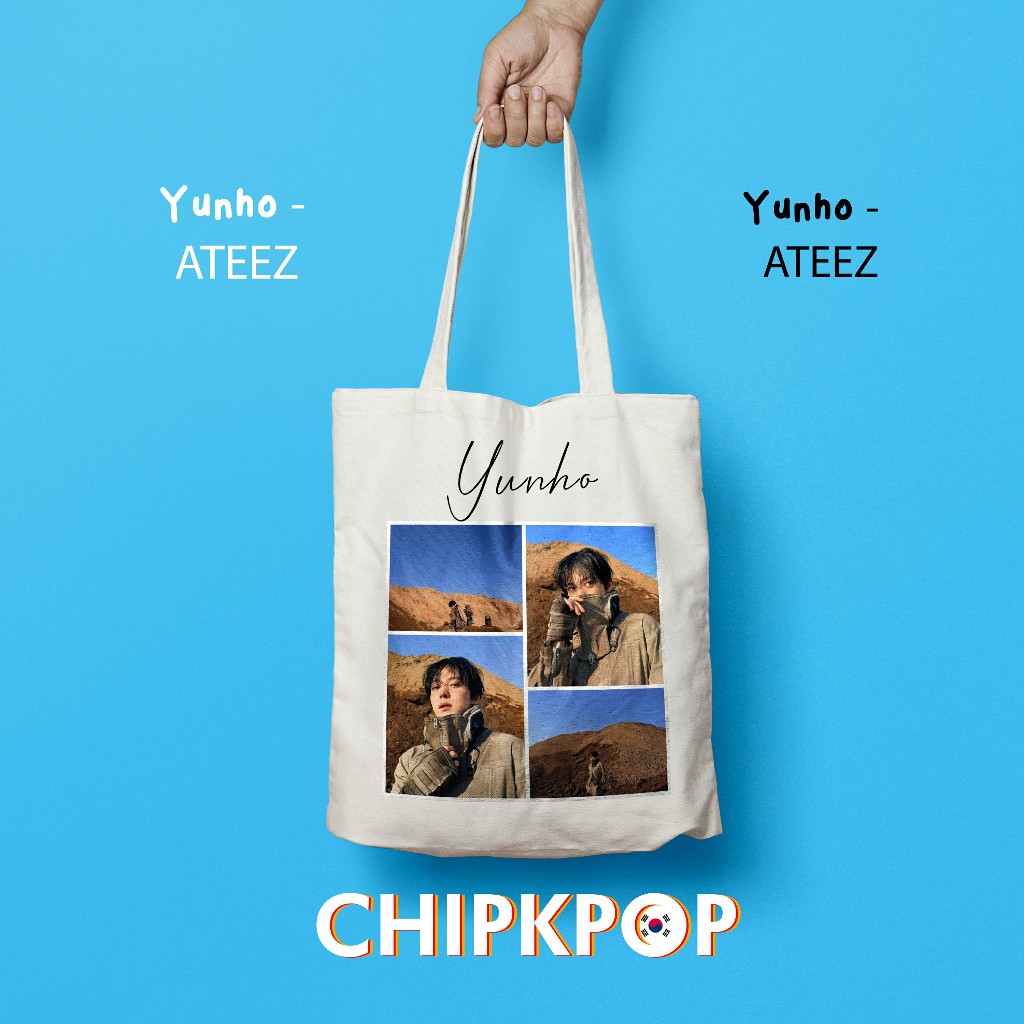 [PACKAGE SET] TOTEBAG YUNHO ATEEZ I YUNHO ATEEZ I YUNHO ATEEZ KPOP I TOTEBAG KPOP I TOTEBAG ATEEZ KP