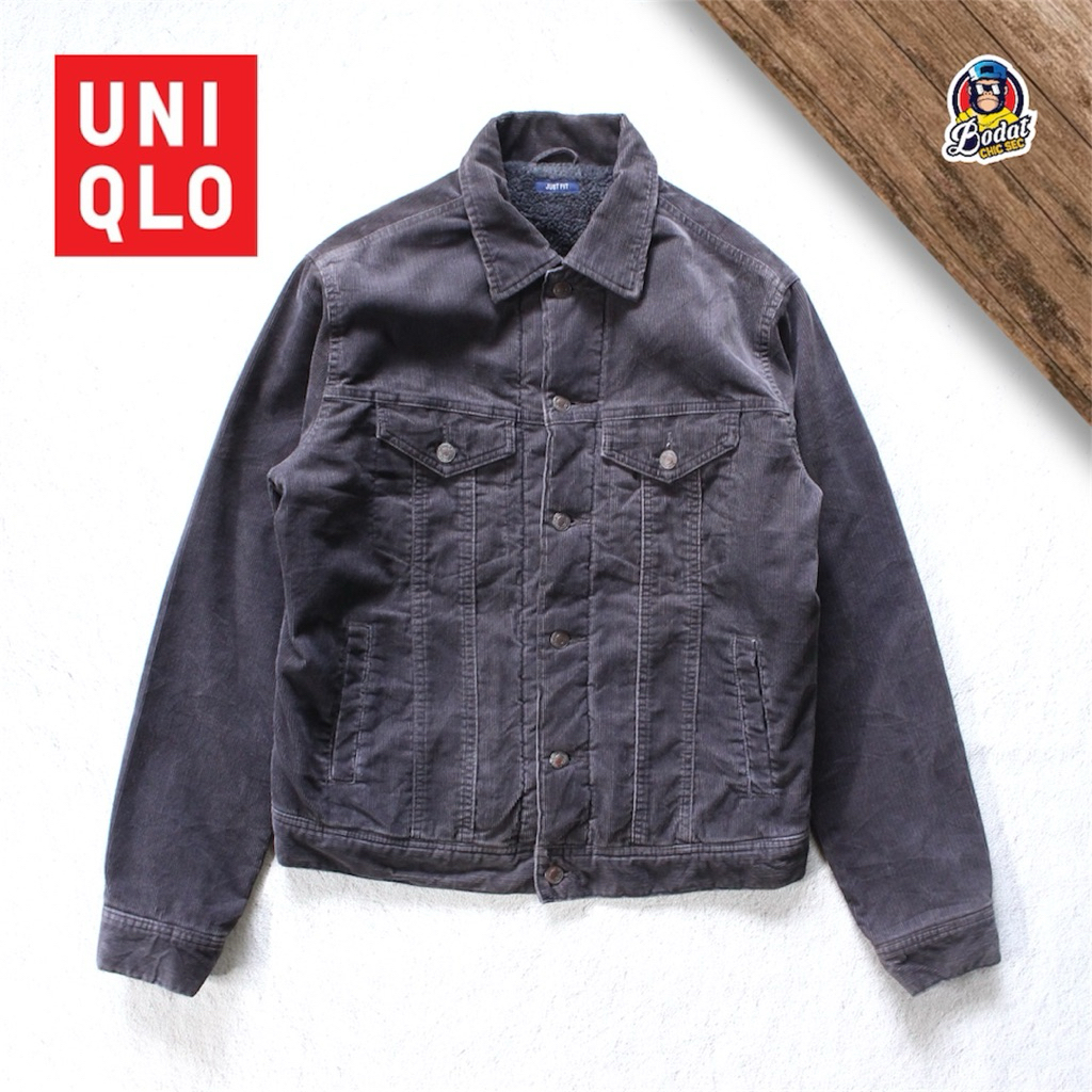 Uniqlo Corduroy Inner Sherpa Trucker Jacket