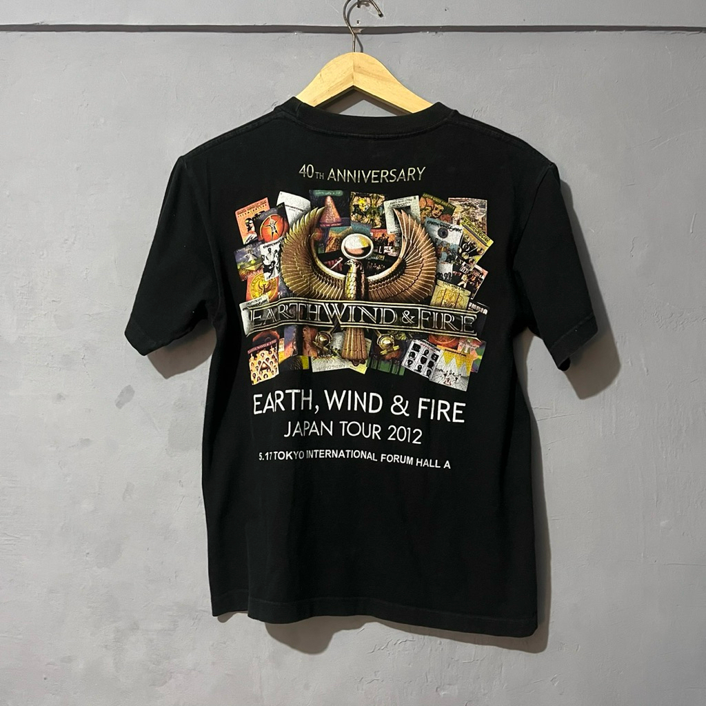 kaos band merch earth wind and fire tour rare