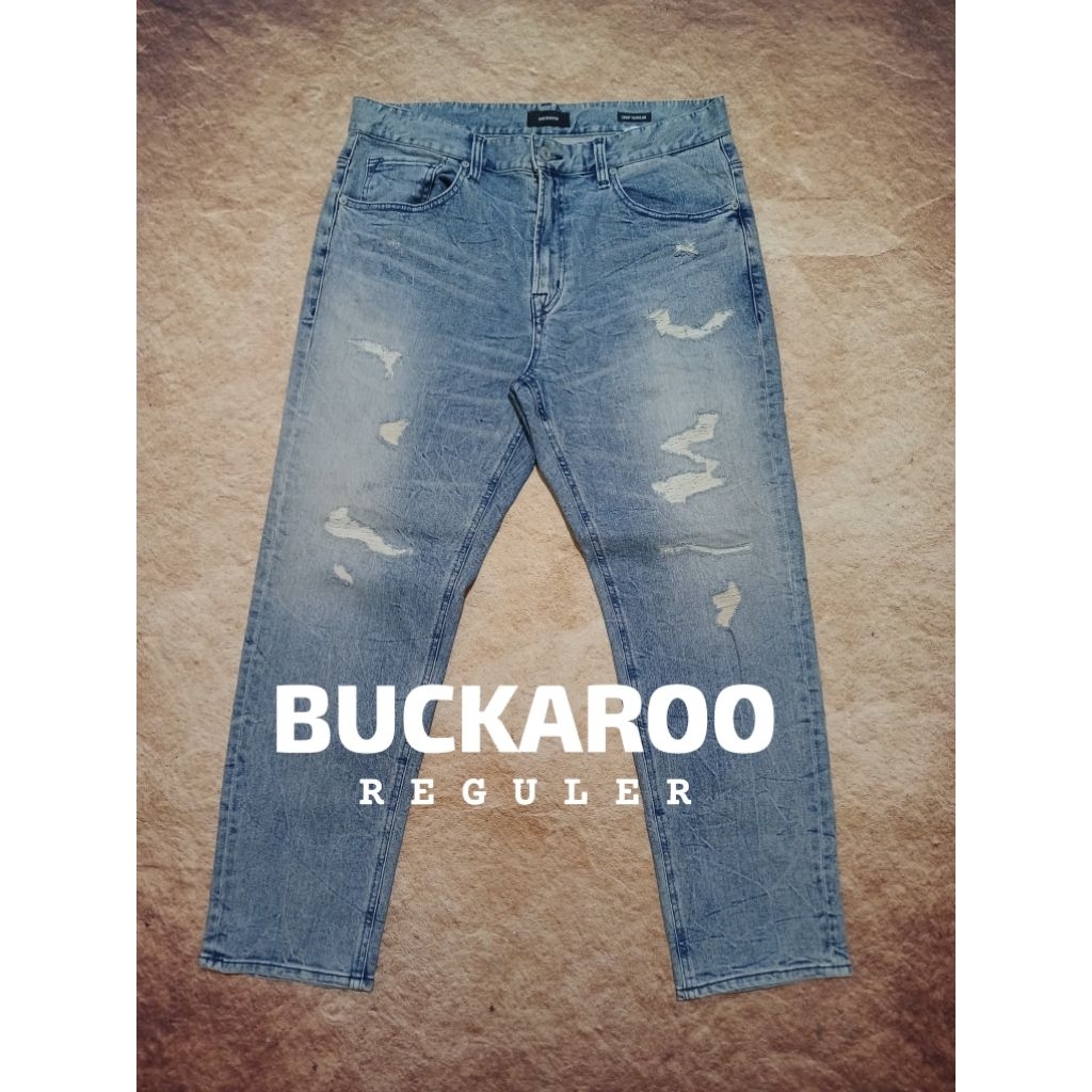 Celana jeans pria BUCKAROO riped tidak bolong bekas pakai