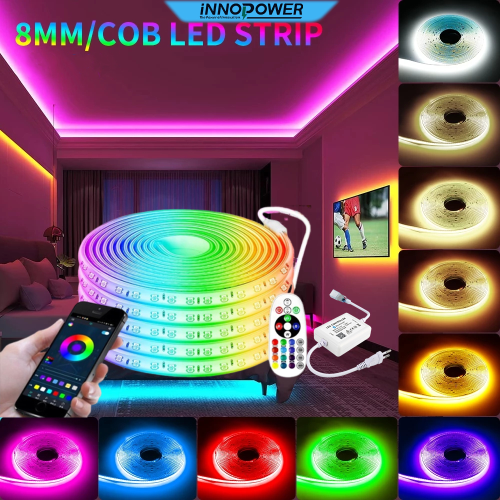 Lampu LED Strip 5050 15 Meter IP67 Bluetooth Remote RGB