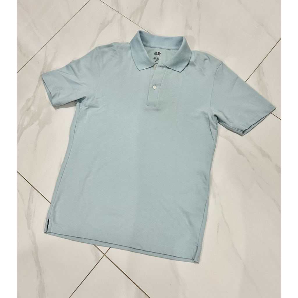 UNIQLO Polo airism light blue