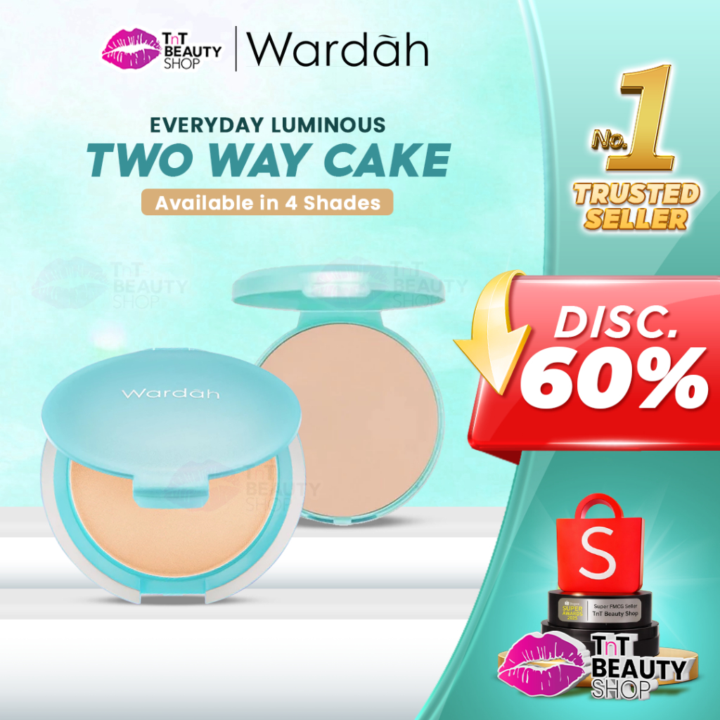 Wardah Everyday Luminous Two Way Cake Full - Refill | TnT Beauty Shop