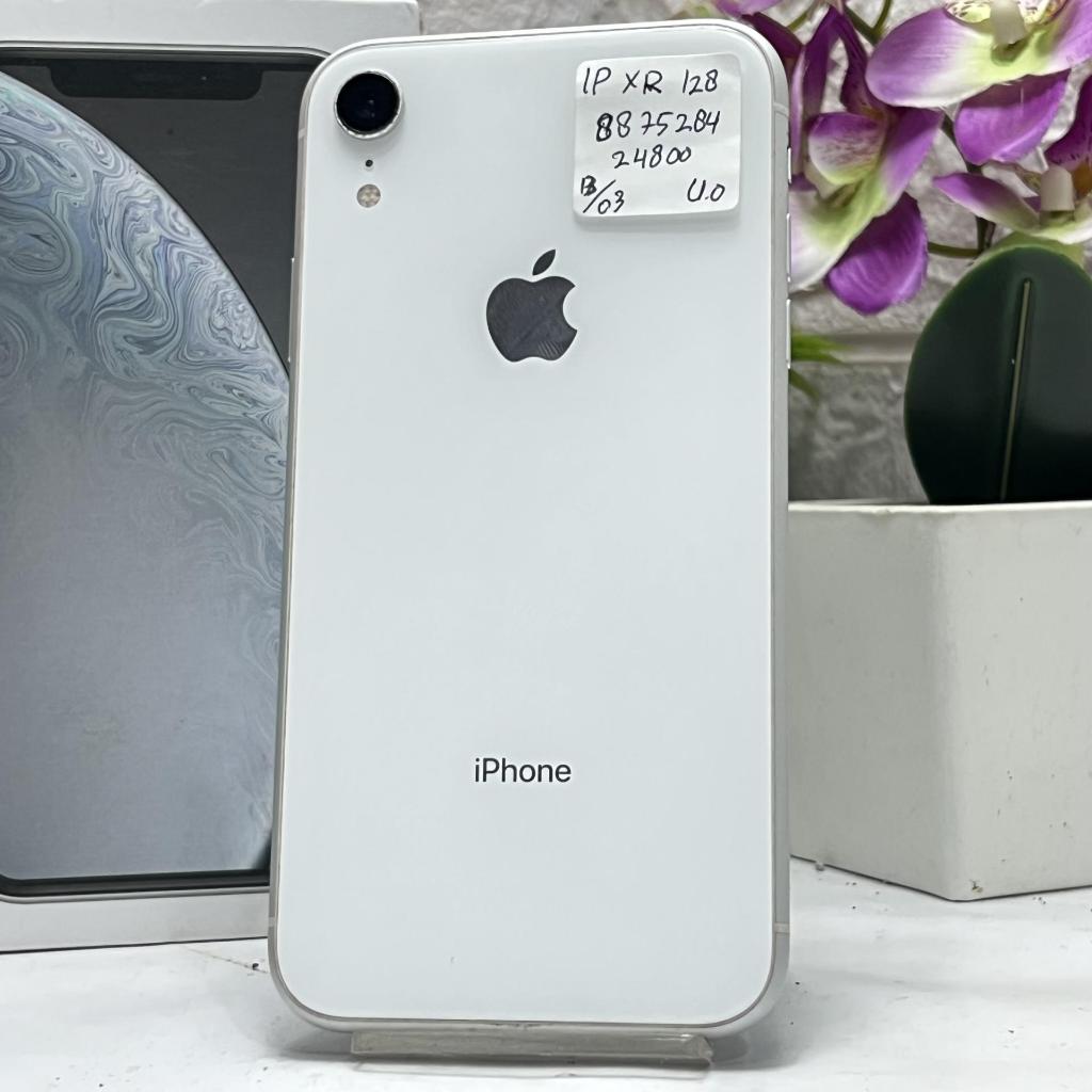 iPhone XR Putih 128GB Fullset Second permanen
