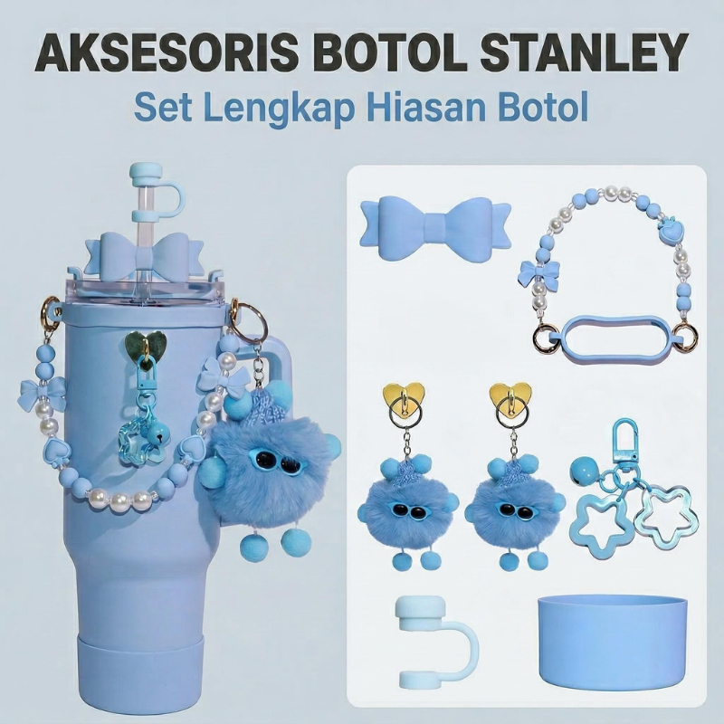 Set Aksesoris Tumbler, Cocok untuk Tumbler Stanley 40oz