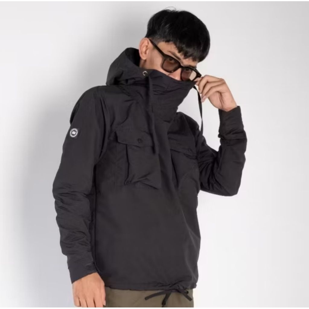 Troublemaker Anorak Jacket - Smock Rocket Black - Outwear
