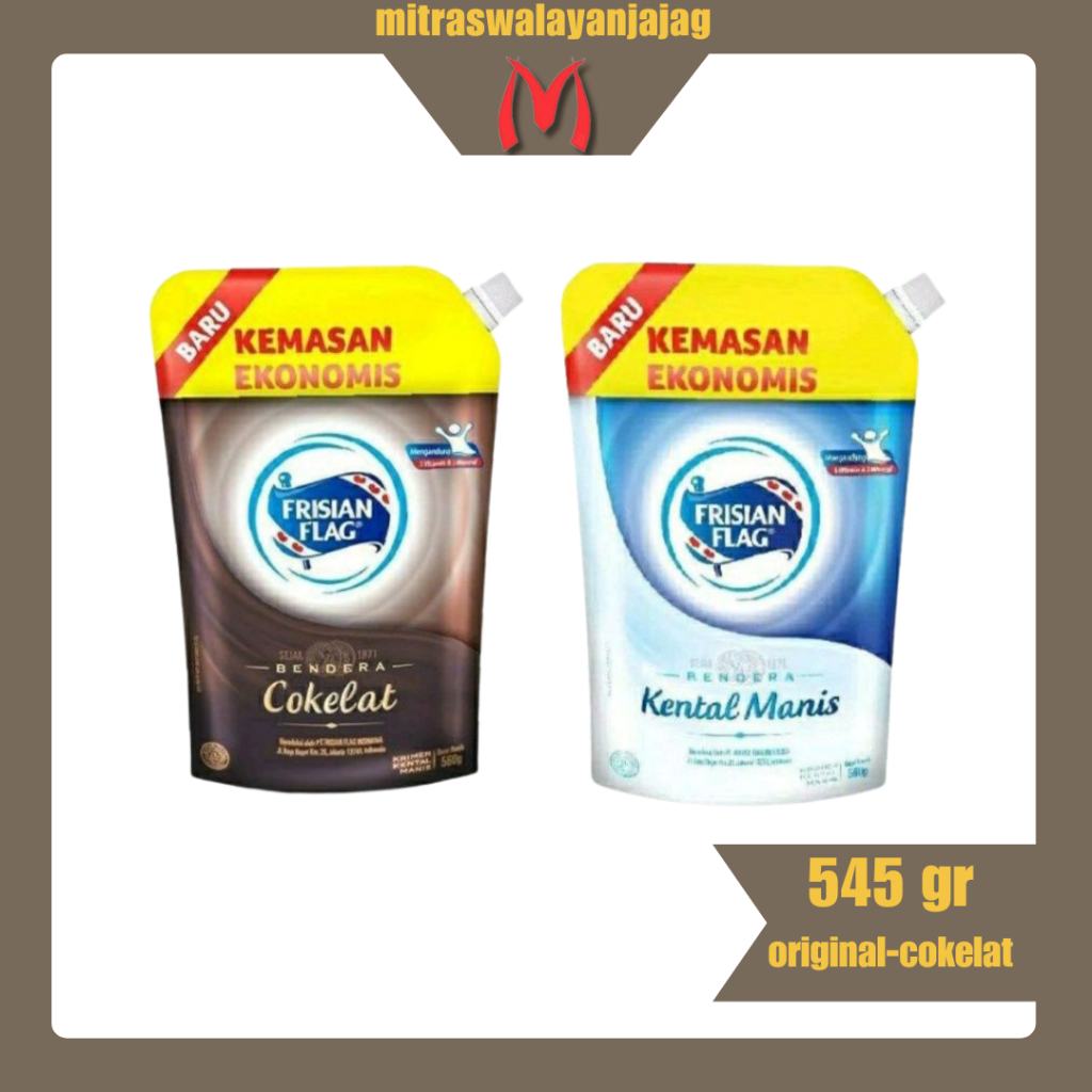 FRISIAN FLAG Susu Kental Manis kemasan ekonomis 545gr