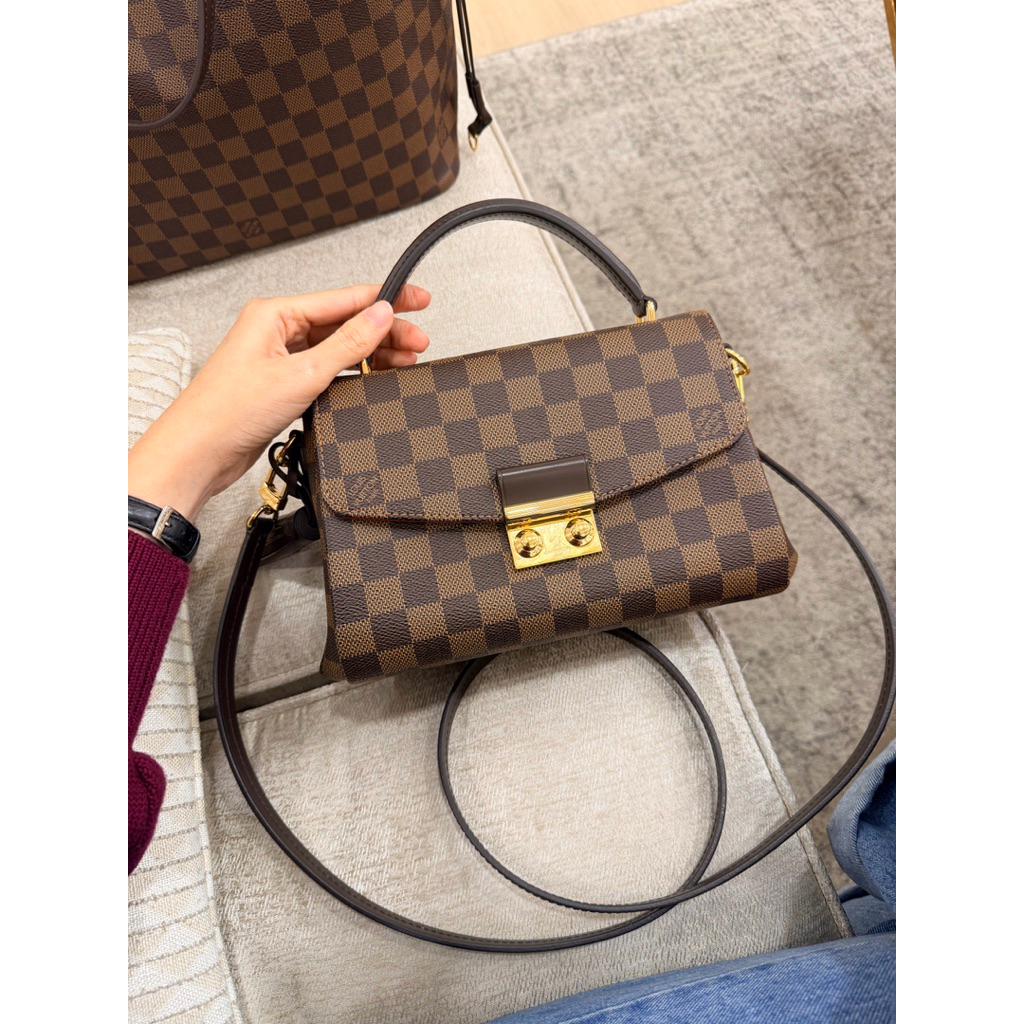 LV Croisette Damier Ebene 2020 (Preloved LIKE NEW) with box, db, receipt