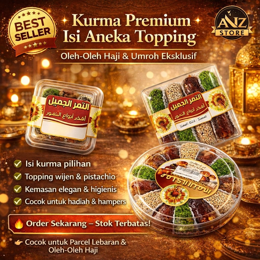 Kurma Mix Assorted Almond Wijen Selai At Tamoor Al Jamil Saudi Arabia