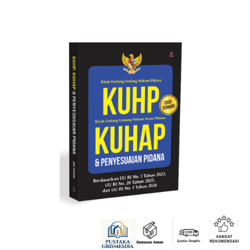 Buku KUHP KUHAP 2026 Dan Penyesuaian Pidana. LENGKAP. TERBARU.