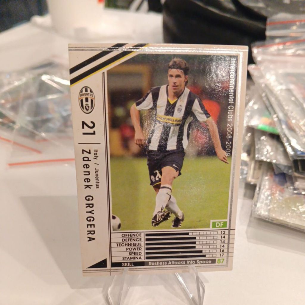kartu bola panini wccf 2008/2009 Juventus