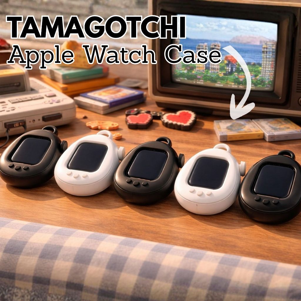 Case Apple Watch 40mm Model Tamagotchi Retro | Pelindung Jam Unik & Nostalgia 90an