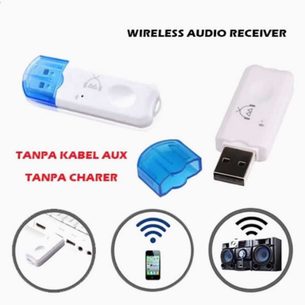 Wireless audio bluetooth tanpa kabel wireless audio receiver USB dongle