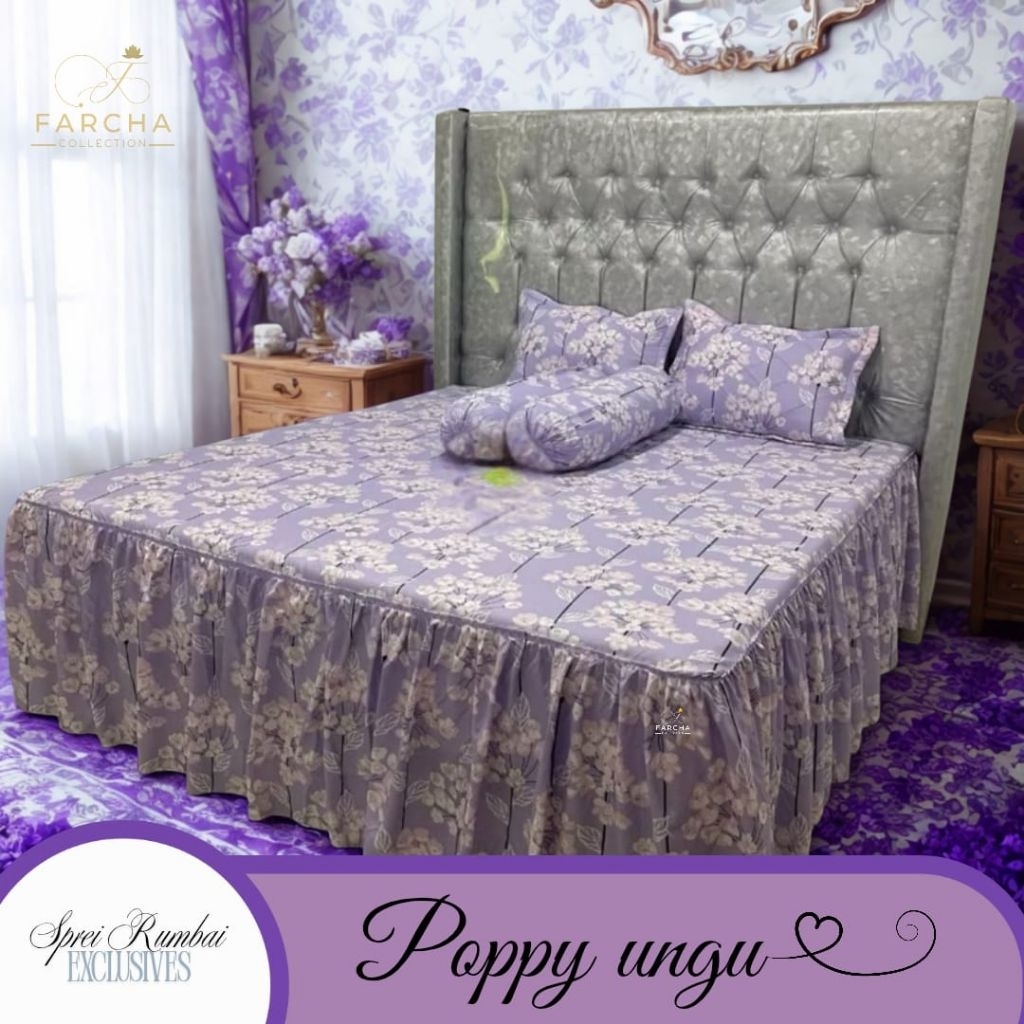 Sprei Rumbai Aesthetic // Sprei Rumbai microfiber kekinian // Sprei Rumbai ukuran 160X200 180X200 20