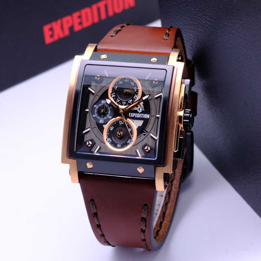 Promo Expedition Pria/Jam Tangan Pria Expedition Garansi/Expedition Trendy/Expedition Murah E6731