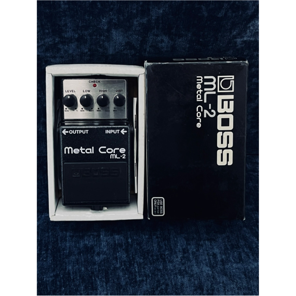 Boss Metal Core ML-2  Mulus Fullset Pedal Efek Gitar Bekas Metalcore