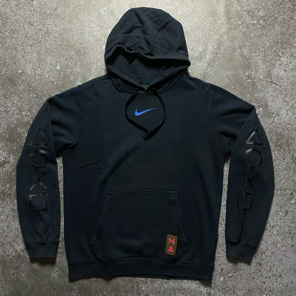 Nike x Play Station Crossover Casual Sport Black Hoodie