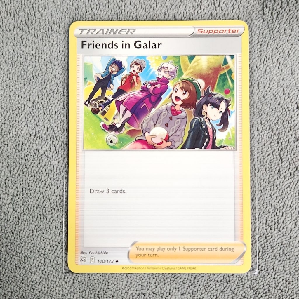 Friends In Galar Pokemon Card Trainer Supporter English [Uncommon] - Original Brilliant Stars EN TCG