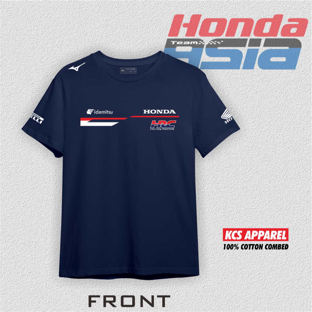 kaos veda ega pratama moto3 honda team asia premium cotton combed kcs apparel