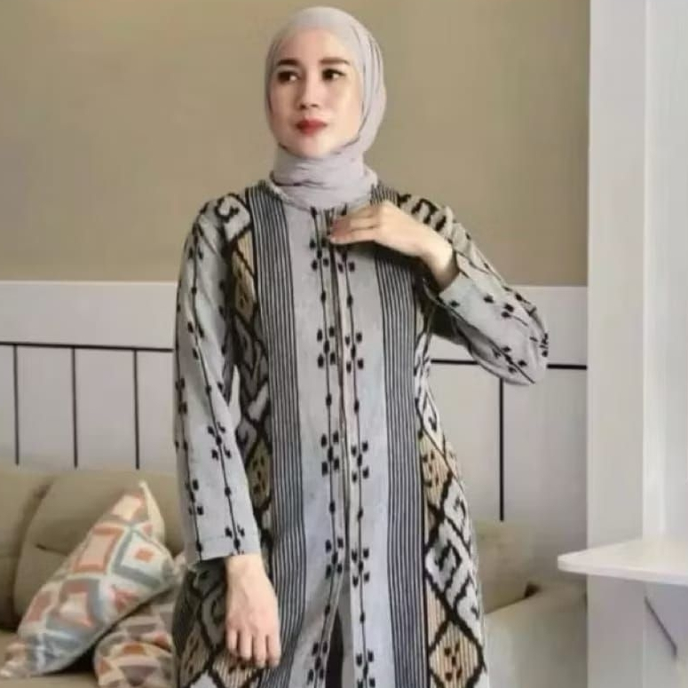 TUNIK TENUN-ATASAN WANITA JEPARA-TUNIK WANITA MURAH TENUN ETNIK AEKONIK TENUN