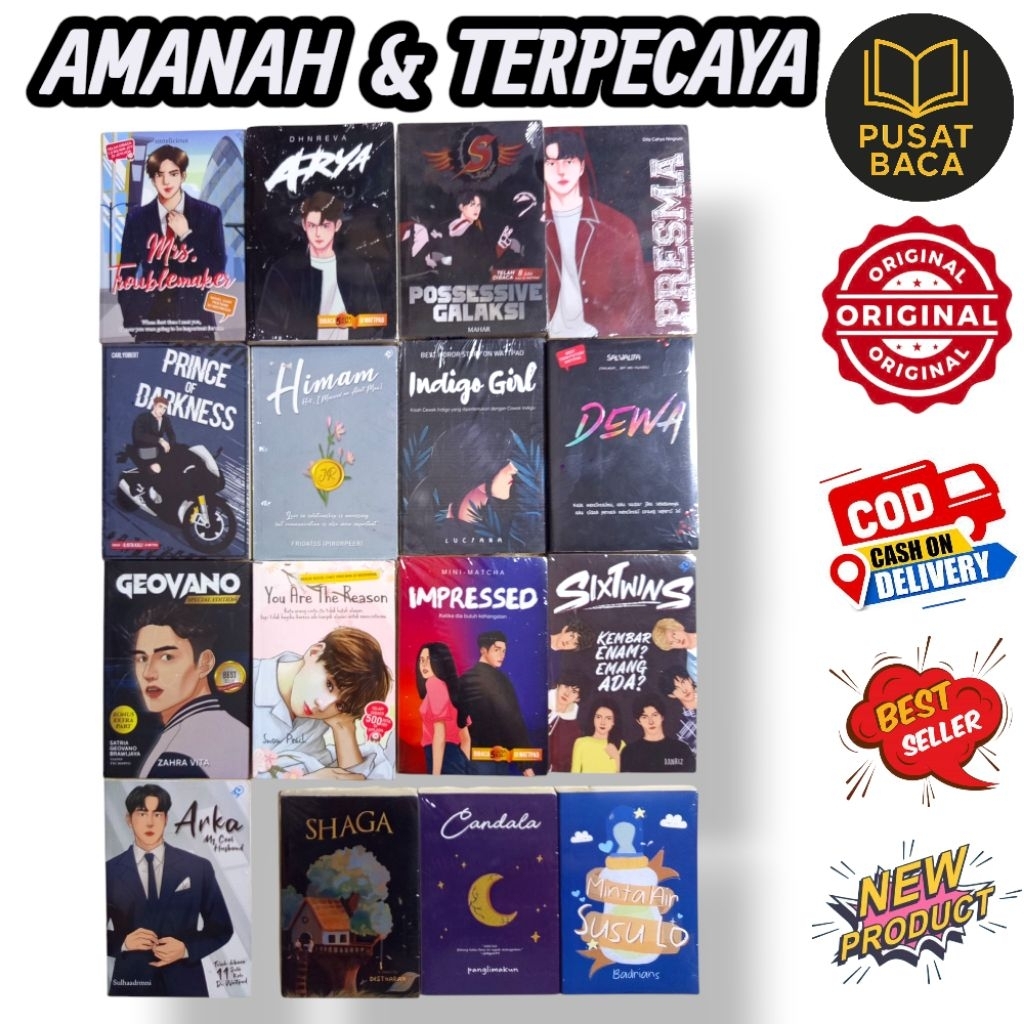 Novel Wattpad - By Penerbit Snowball - Buku Fisik Original