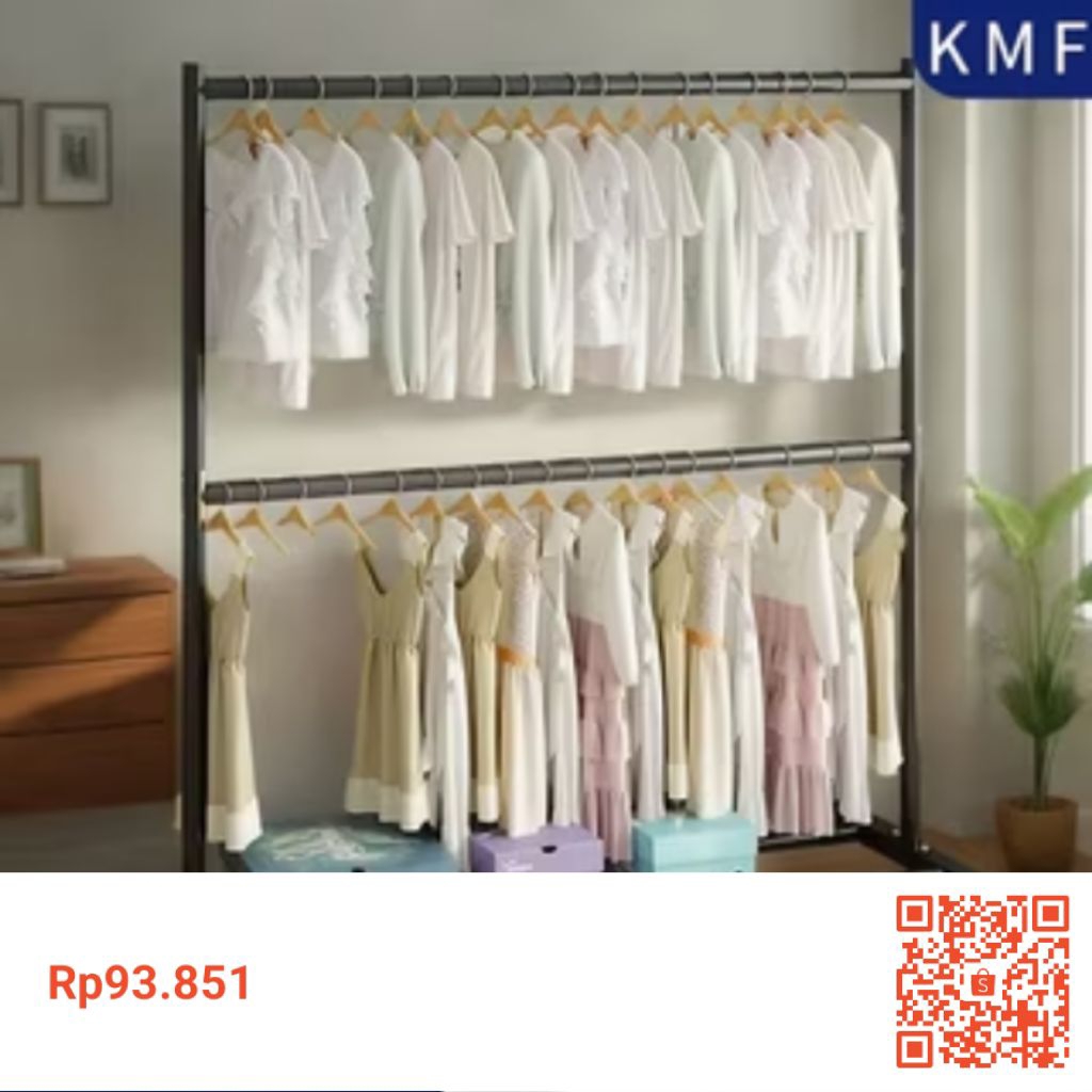 rak Gantungan pakaian untuk toko dan rumah