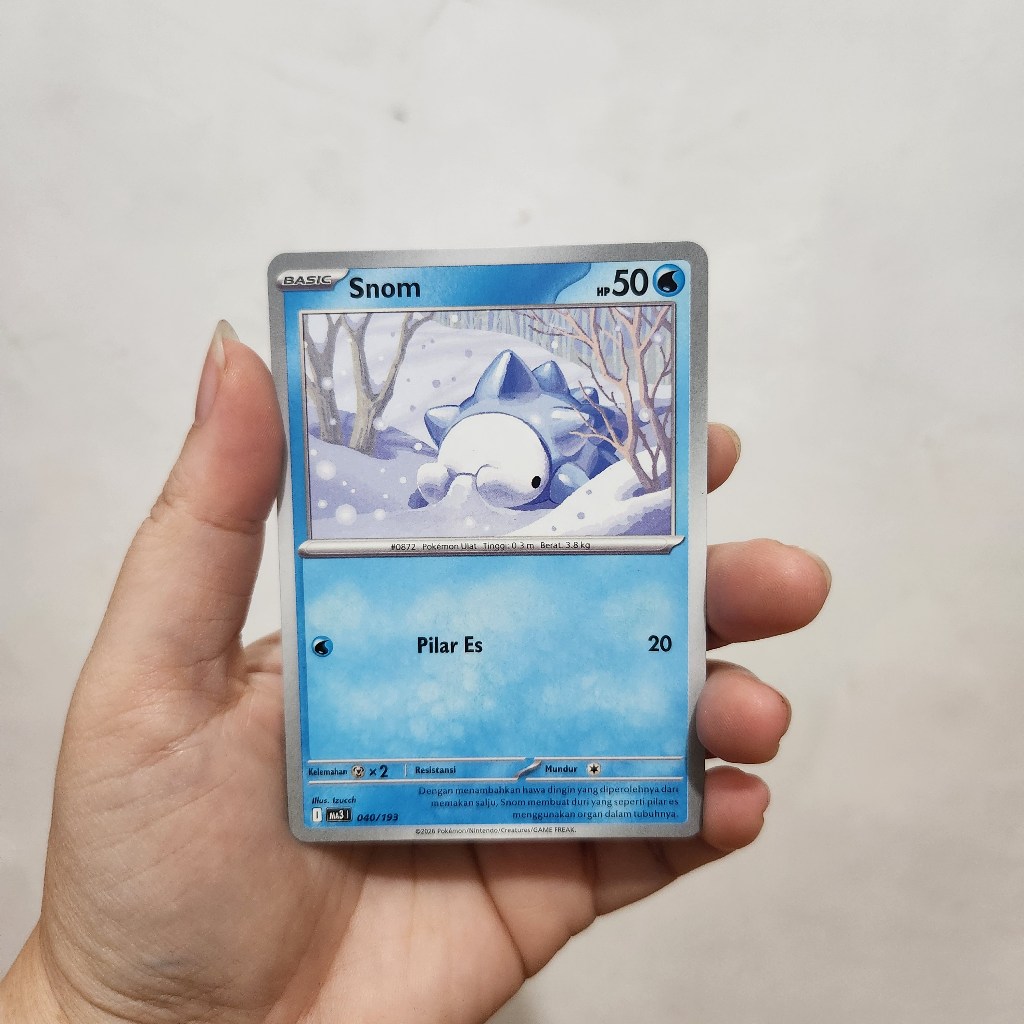 Kartu Pokemon TCG English Indonesia - Snom Frosmoth