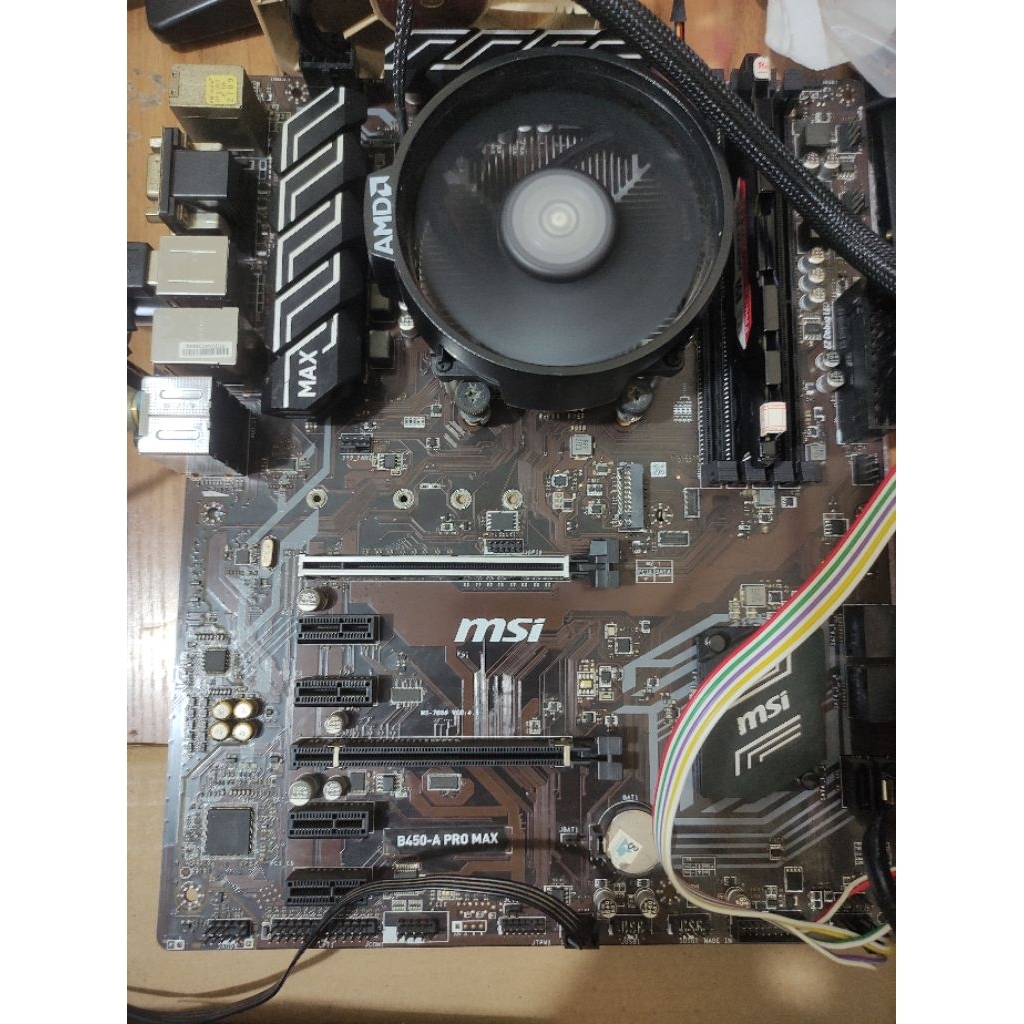 Motherboard AMD AM4 MSI B450-A Pro Max - Bekas Unit Only