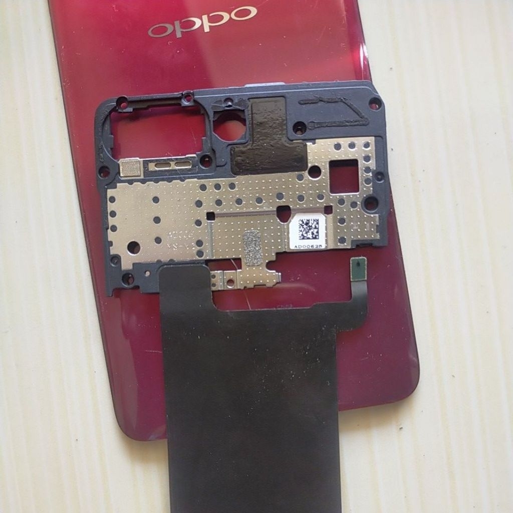 tutup mesin+nfc oppo r15 pro