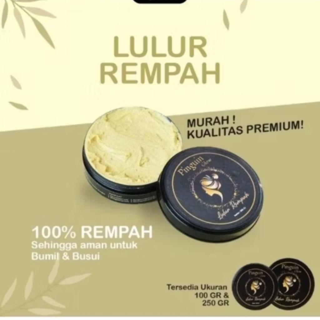 Lulur Rempah Pinguin glow