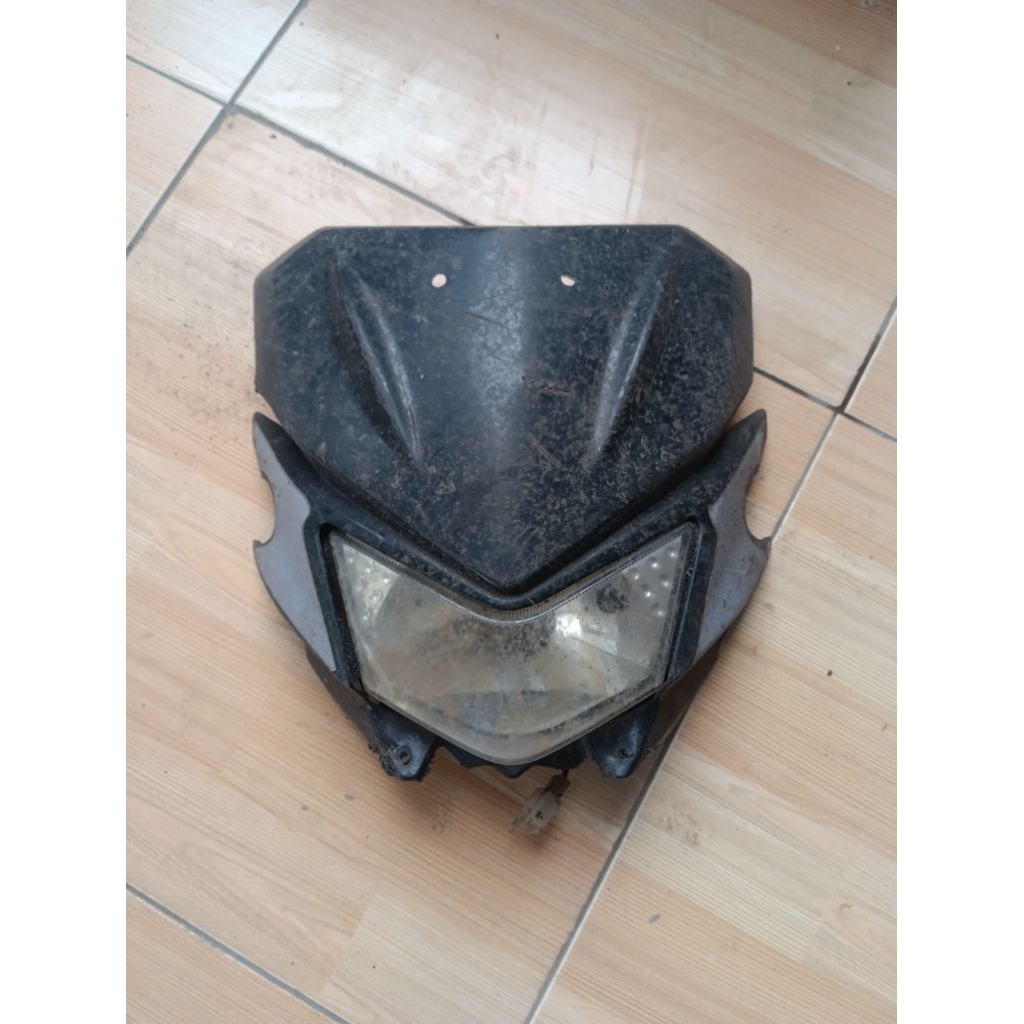 batok lampu kawasaki klx old